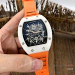 AAA Replica Richard Mille RM17-01 White Ceramic Watches Swiss Quality